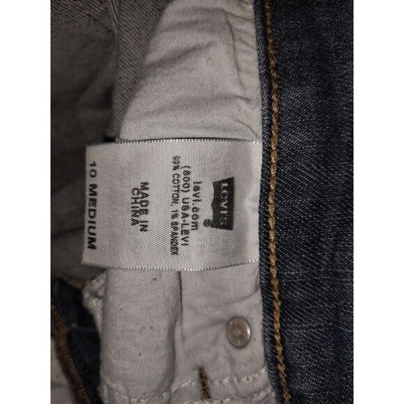 Levi's 512 Perfectly Slimming Bootcut Womens Jeans Blue Size 10 Medium - Picture 6 of 7